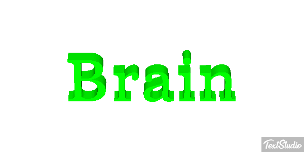 Brain Text effect