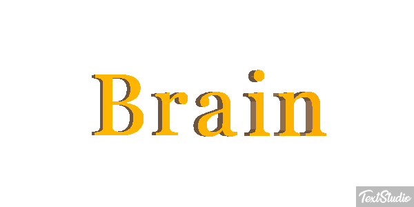 Brain Text effect