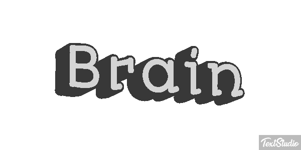 Brain Text effect