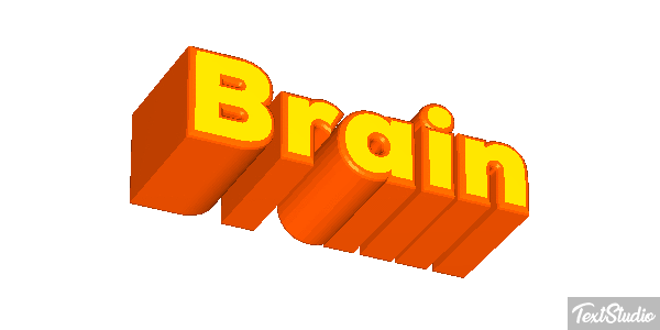Brain Text effect