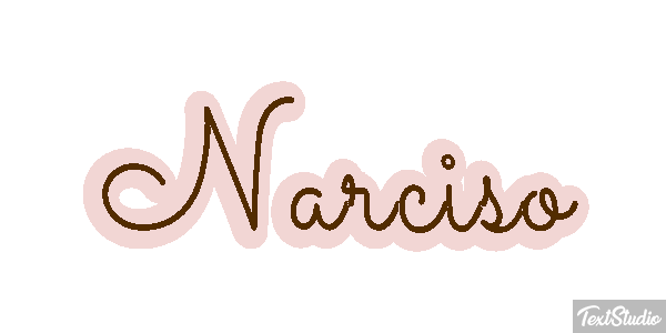 Narciso Effetto testo