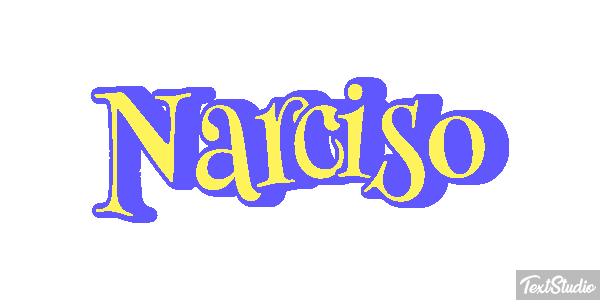 Narciso Effetto testo