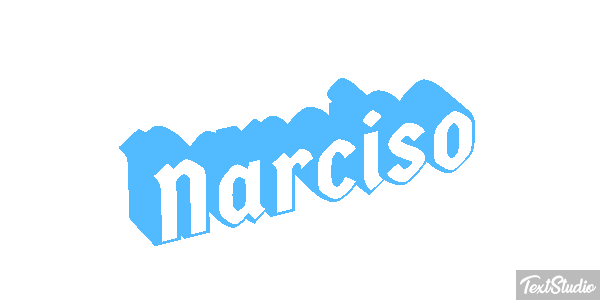 Narciso Effetto testo