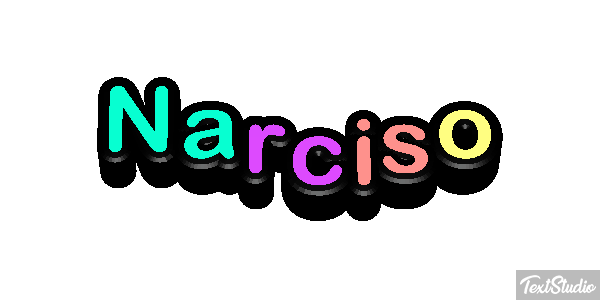 Narciso Effetto testo