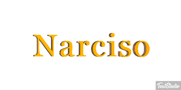 Narciso Effetto testo