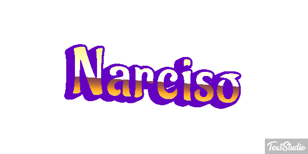 Narciso Effetto testo