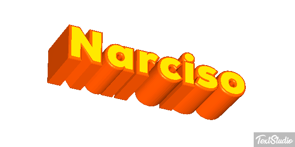 Narciso Effetto testo
