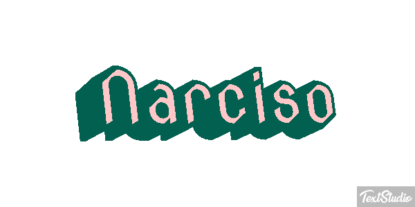 Narciso Effetto testo