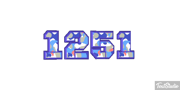 1251 Text effect