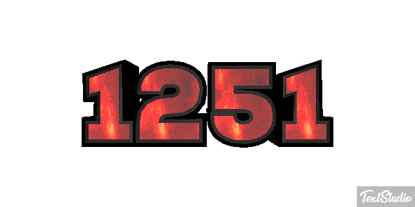 1251 Text effect