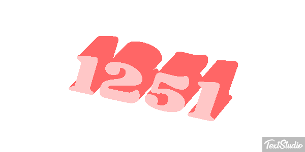 1251 Text effect