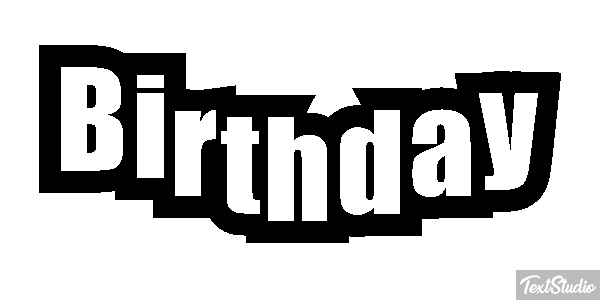 Birthday Metin efekti