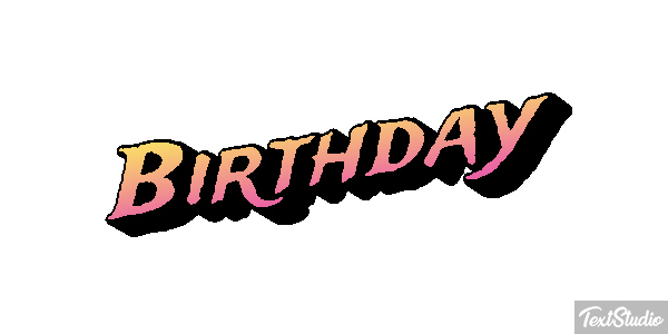 Birthday Metin efekti