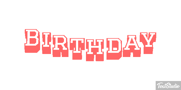 Birthday Metin efekti