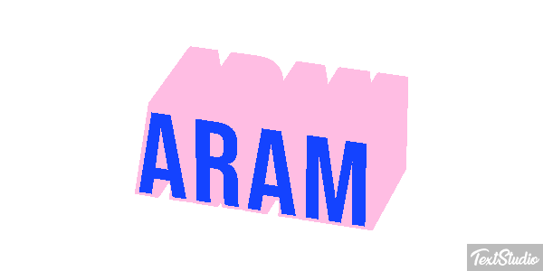 Aram Text effect