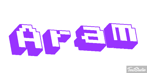 Aram Text effect
