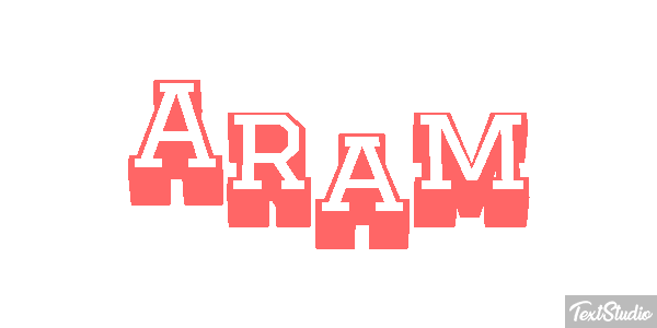 Aram Text effect
