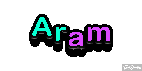 Aram Text effect