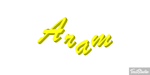 Aram Text effect