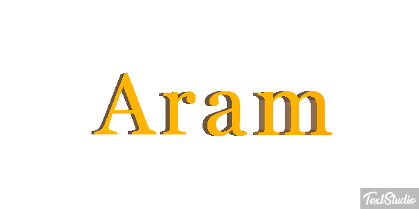 Aram Text effect