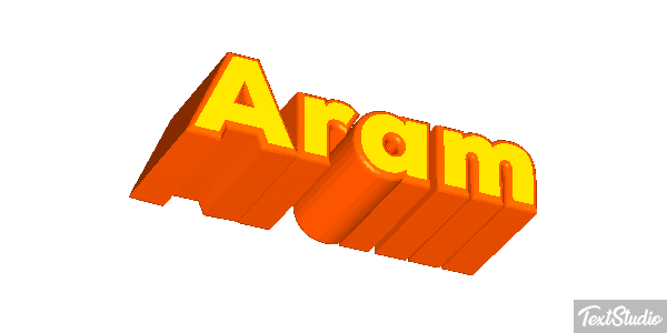 Aram Text effect