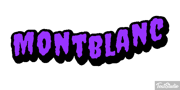 Montblanc Efekt tekstowy