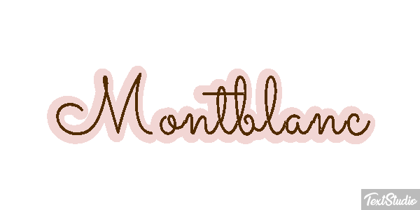 Montblanc Efekt tekstowy