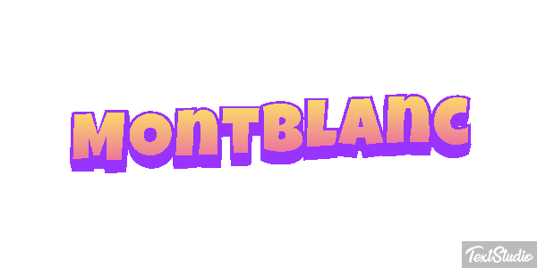 Montblanc Efekt tekstowy