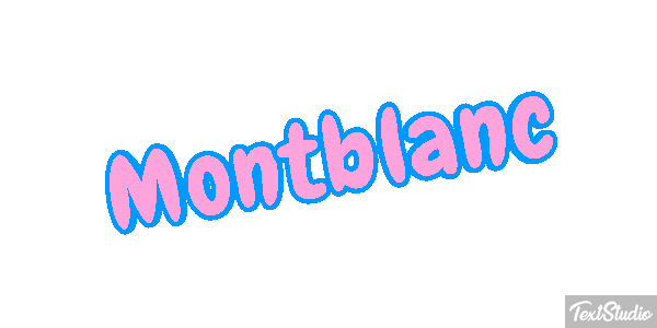 Montblanc Efekt tekstowy