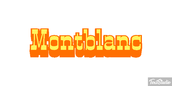 Montblanc Efekt tekstowy