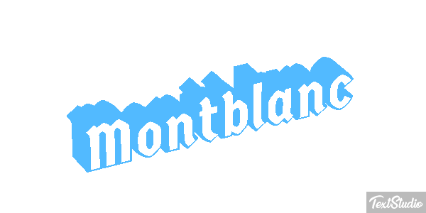 Montblanc Efekt tekstowy