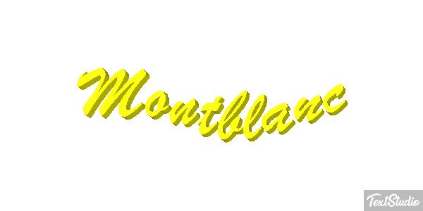 Montblanc Efekt tekstowy