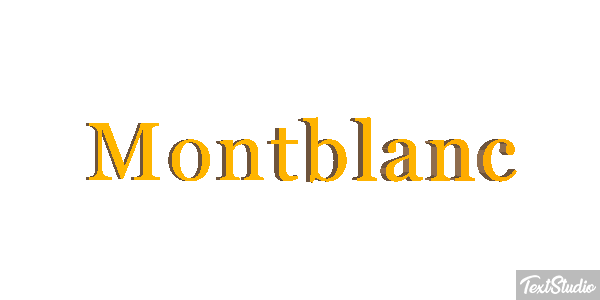 Montblanc Efekt tekstowy