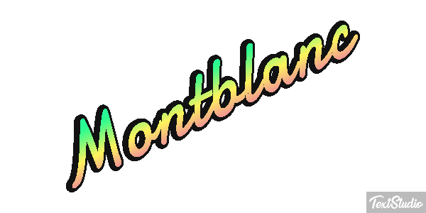 Montblanc Efekt tekstowy