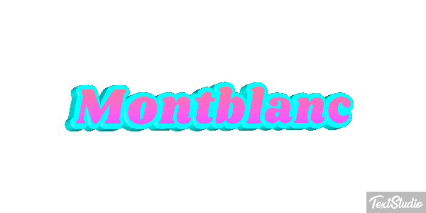 Montblanc Efekt tekstowy