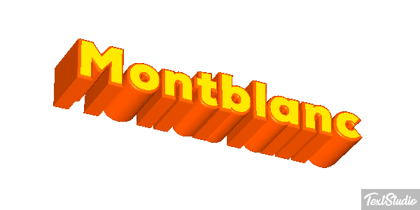 Montblanc Efekt tekstowy