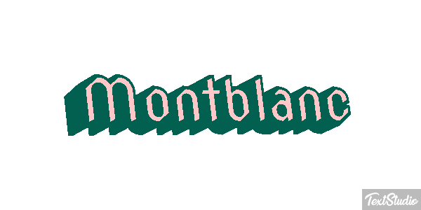 Montblanc Efekt tekstowy