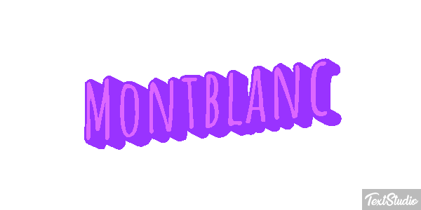 Montblanc Efekt tekstowy