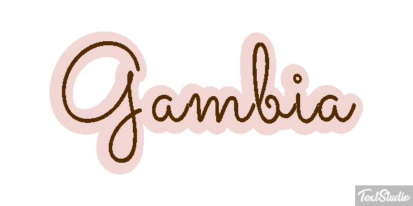 Gambia Text effect