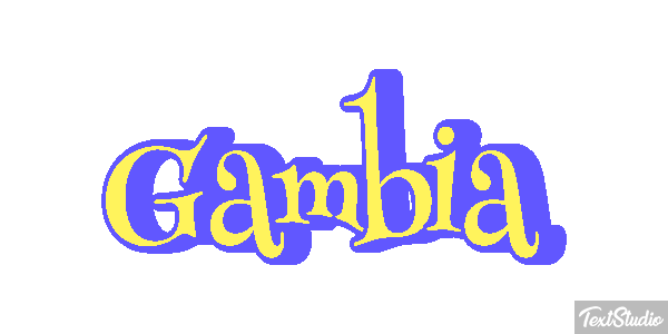 Gambia Text effect