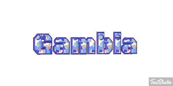 Gambia Text effect