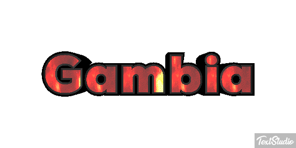 Gambia Text effect