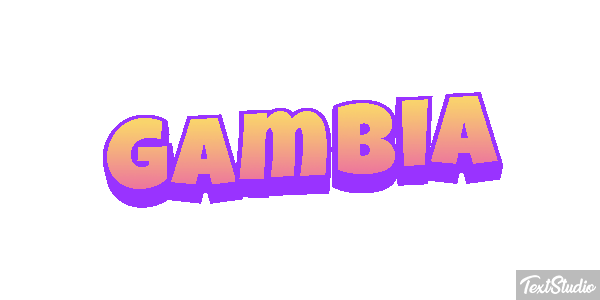 Gambia Text effect