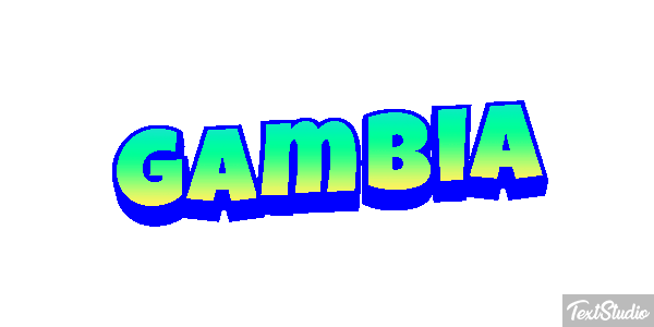 Gambia Text effect