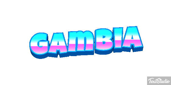 Gambia Text effect