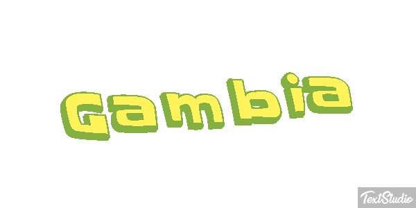 Gambia Text effect