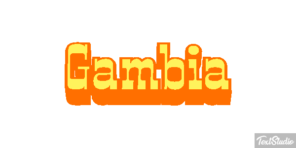 Gambia Text effect