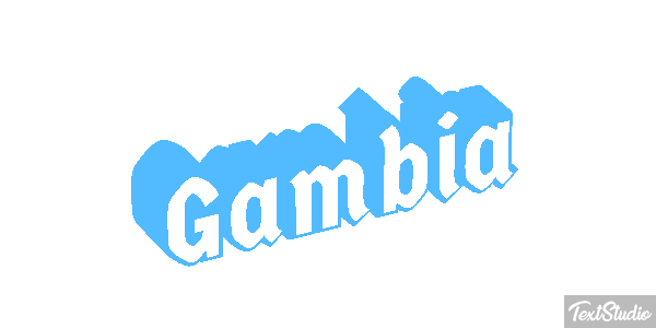 Gambia Text effect