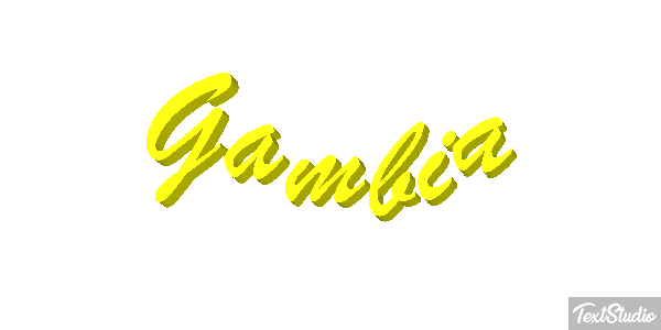 Gambia Text effect