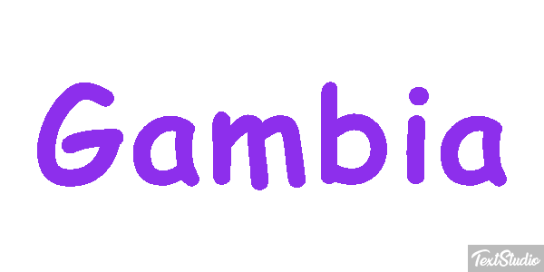 Gambia Text effect